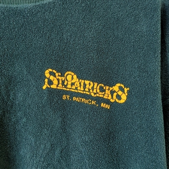 LA Loving 90's Vintage St. Patrick's Tavern Funky Reversible Crewneck Sweatshirt - Picture 3 of 15